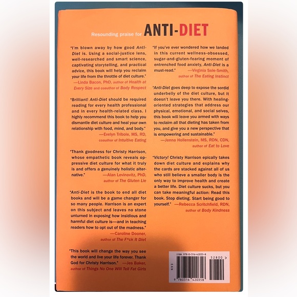 Christy Harrison MPH RD:  Anti-Diet hardcover book - Picture 2 of 4